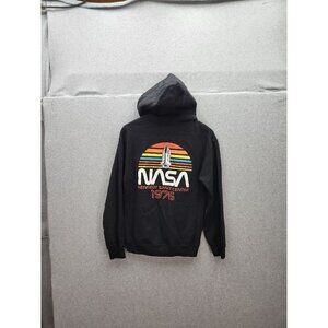 NASA Kennedy Space Center 1976 Hoodie By Neon Riot S Black